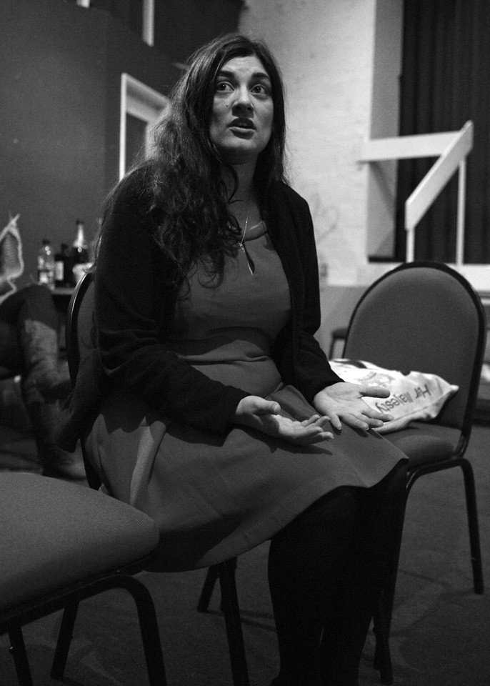 Clare Choubey in The Regina Monologues, 2013