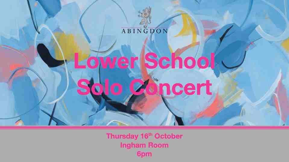 Lower School Solo Concert