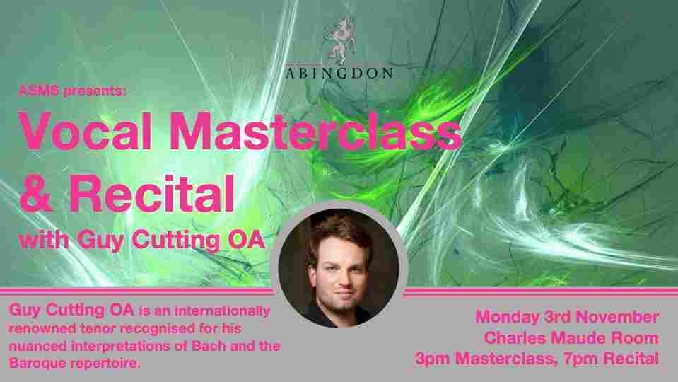  Vocal Recital by Guy Cutting OA