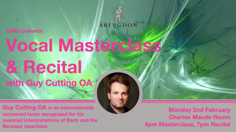  Vocal Recital by Guy Cutting OA