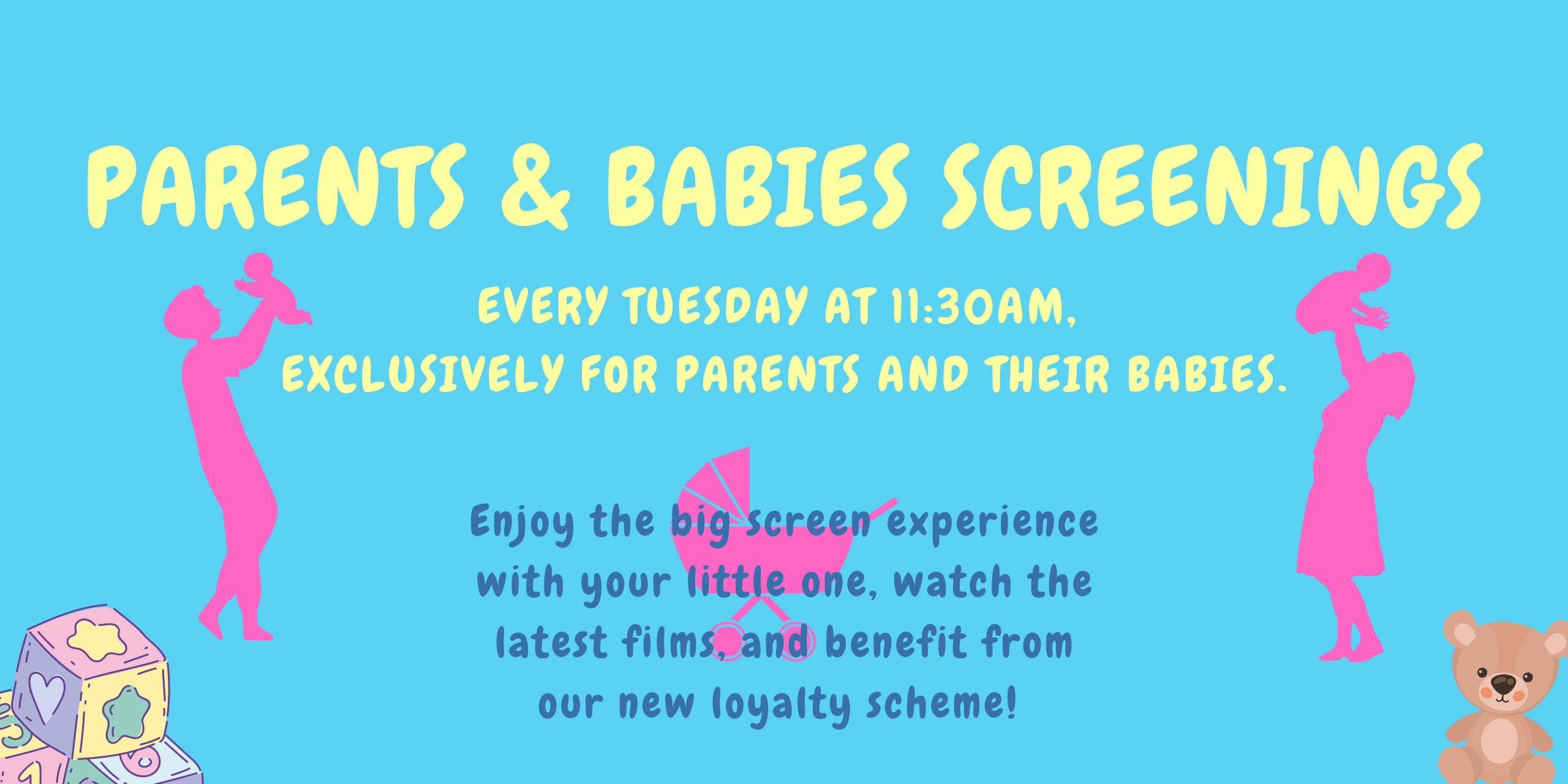 Parents and Babies Club, Tuesdays at 11:30am!