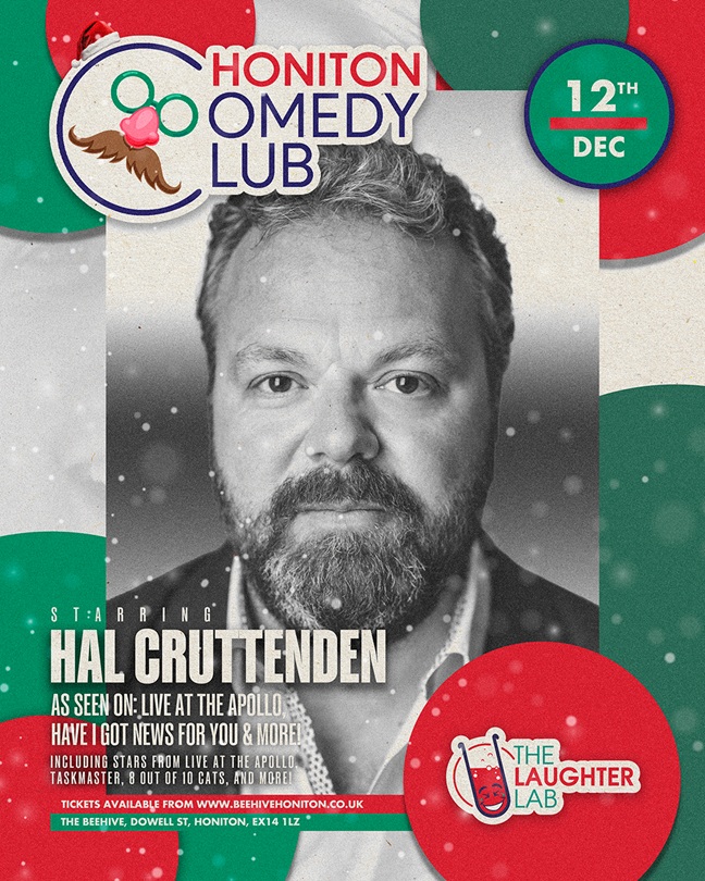 Honiton Comedy Club Presents Hal Cruttenden 
