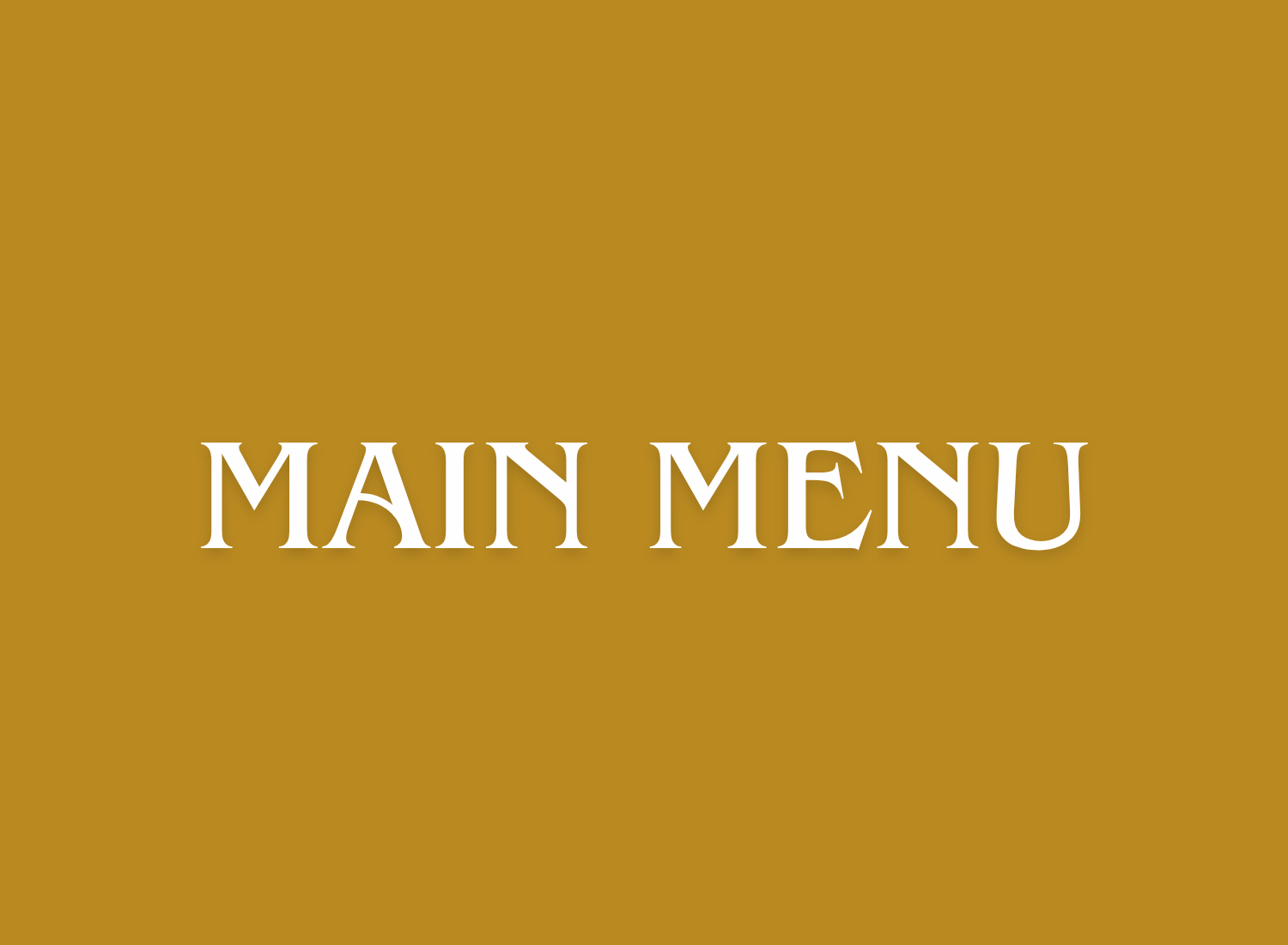 Main Menu