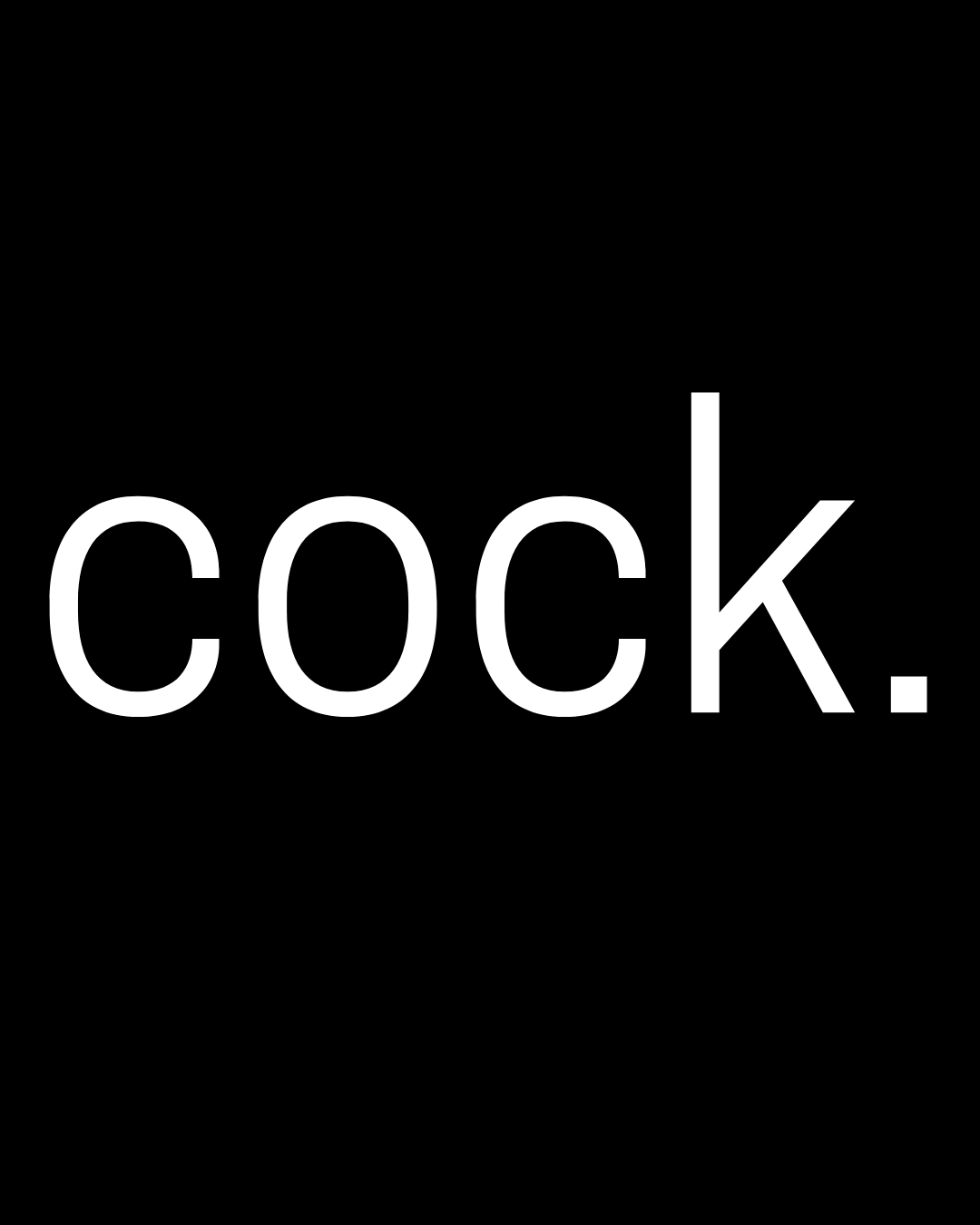 Cock by Mike Bartlet