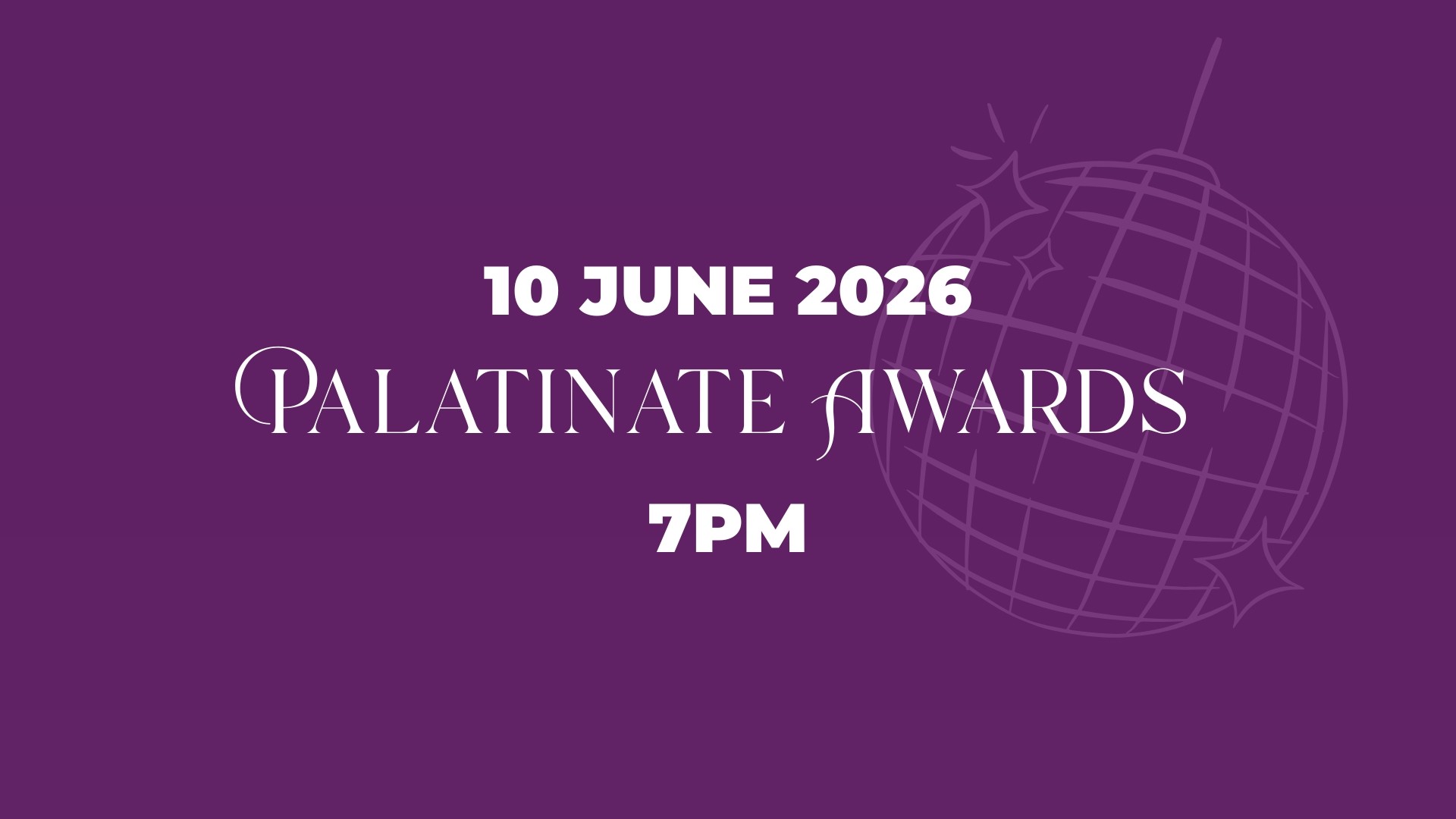 The Palatinate Awards 2026