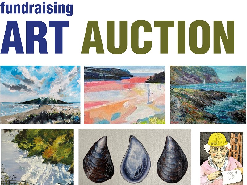 Fundraising Art Auction With a Coastal Theme