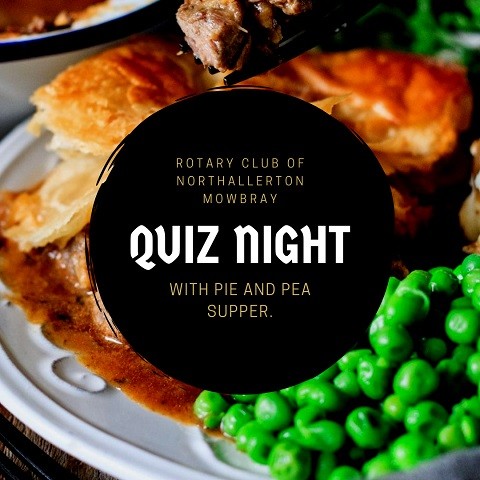 QUIZ WITH PIE AND PEA SUPPER