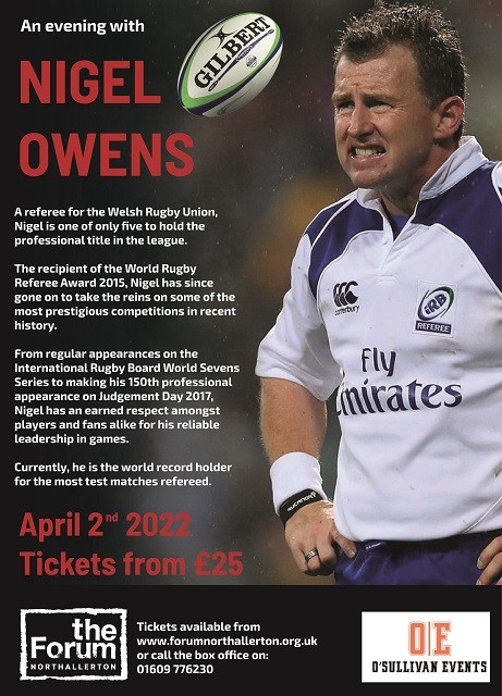 AN EVENING WITH NIGEL OWENS