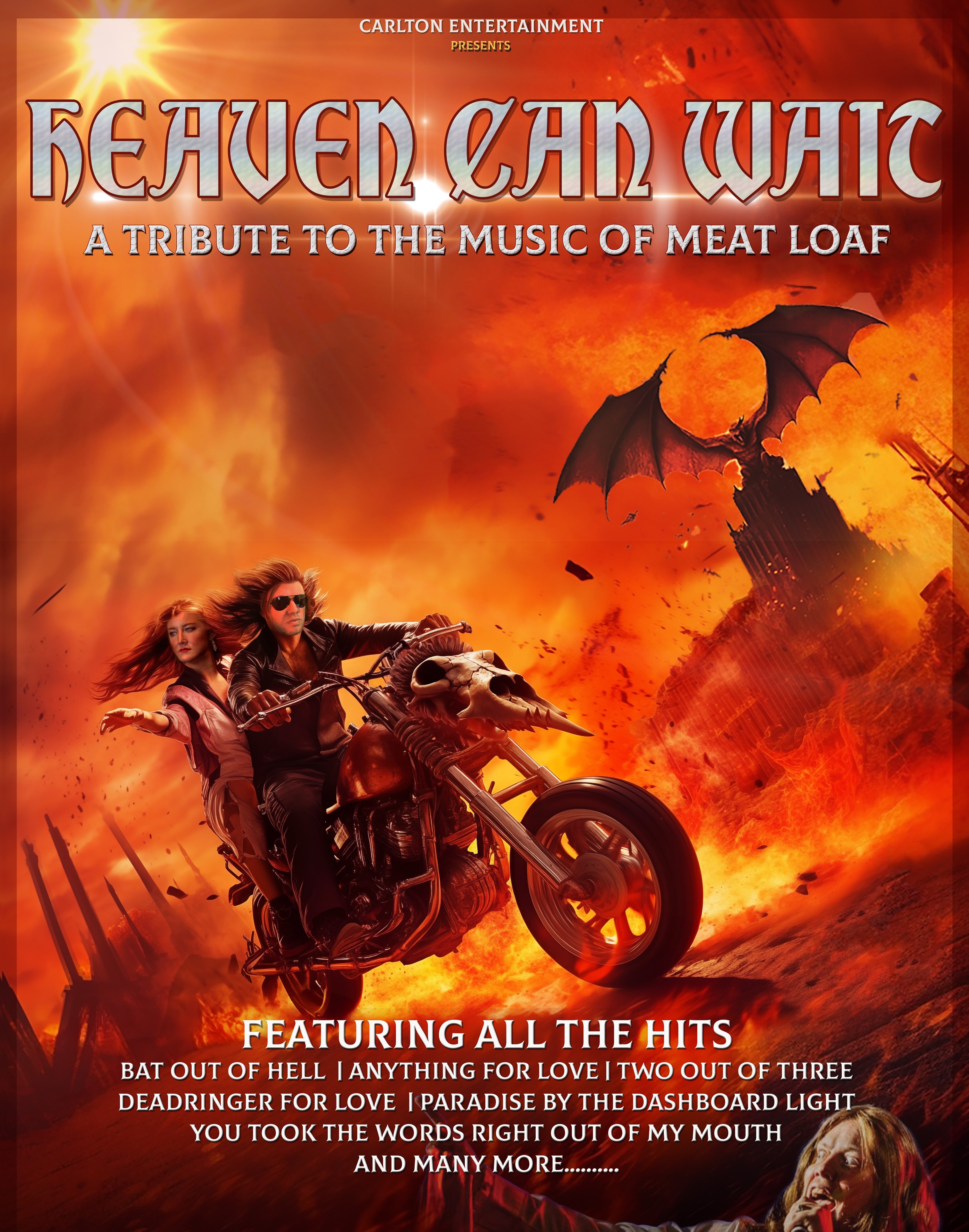 HEAVEN CAN WAIT - MEATLOAF TRIBUTE SHOW