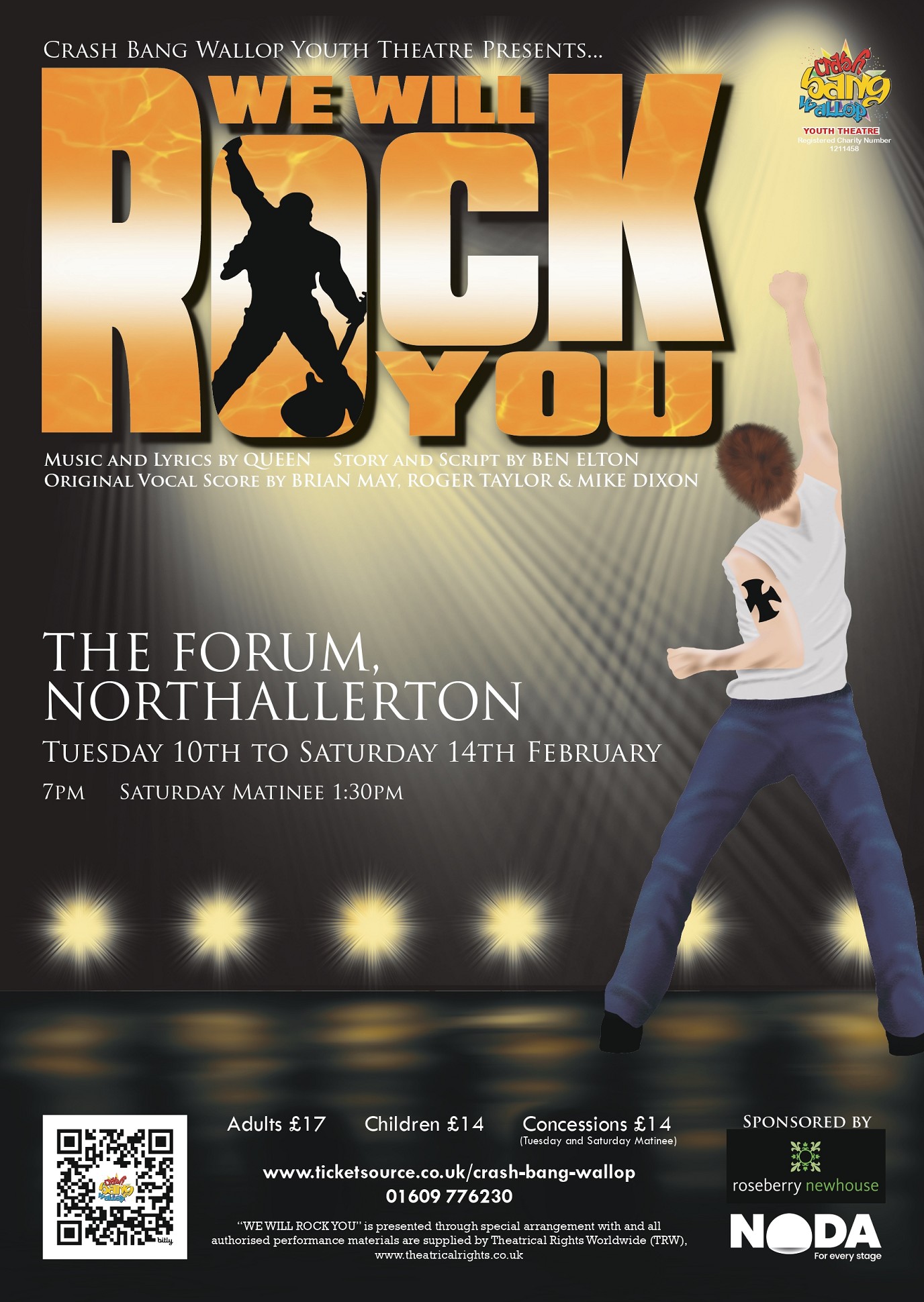 WE WILL ROCK YOU - CRASH BANG WALLOP YOUTH THEATRE