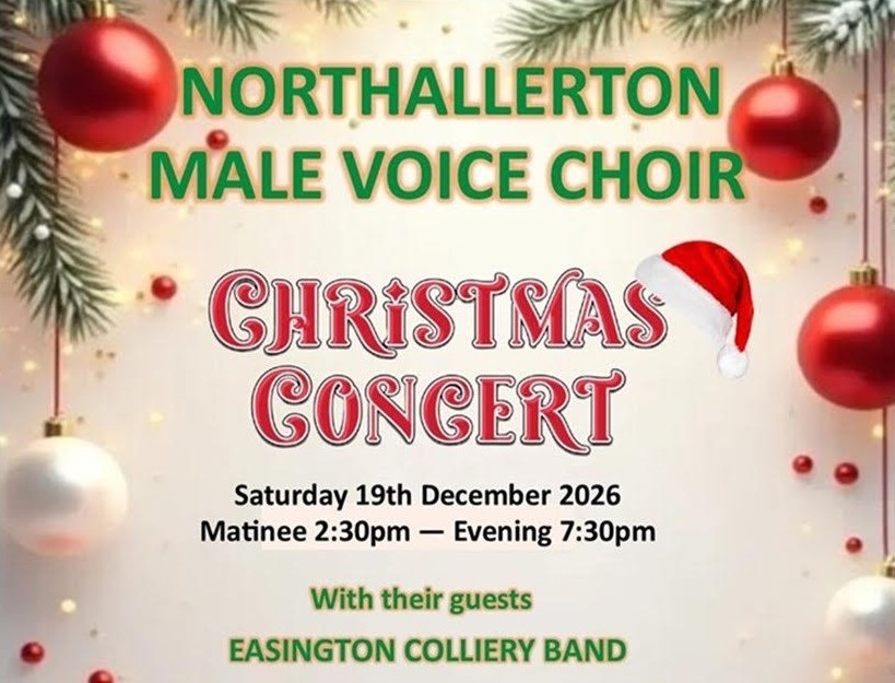NORTHALLERTON MALE VOICE CHOIR CHRISTMAS CONCERT 2026