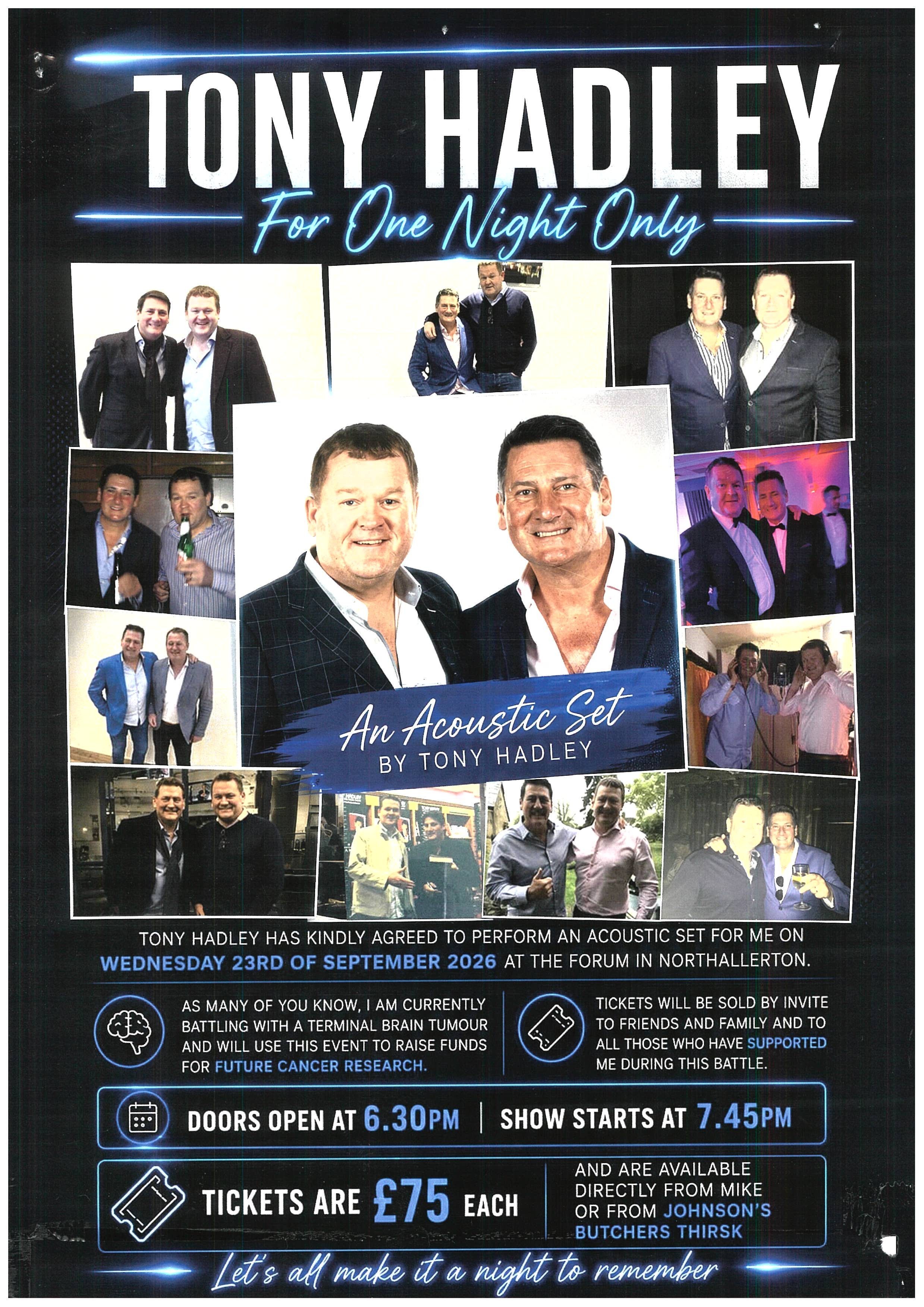 Tony Hadley - Charity Concert
