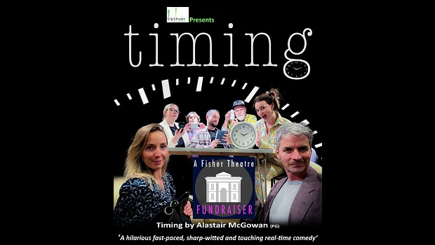 Timing by Alastair McGowan. Presented by UpShoot Theatre Company