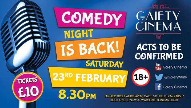 Gaiety Comedy Night Feb 2019