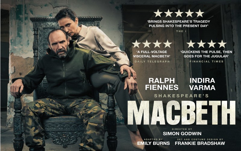 Macbeth: Ralph Fiennes & Indira Varma Image