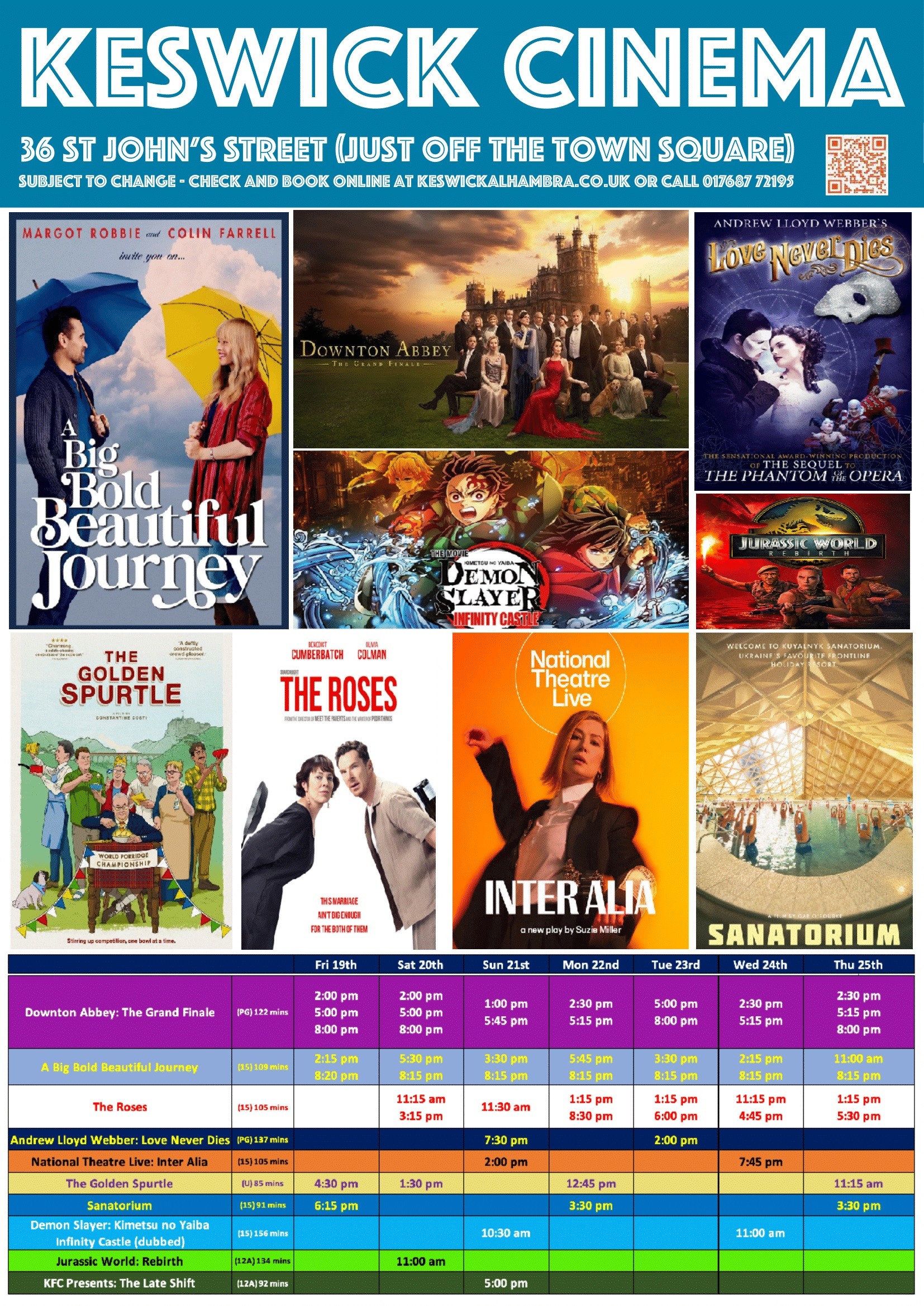 Next Week Programme