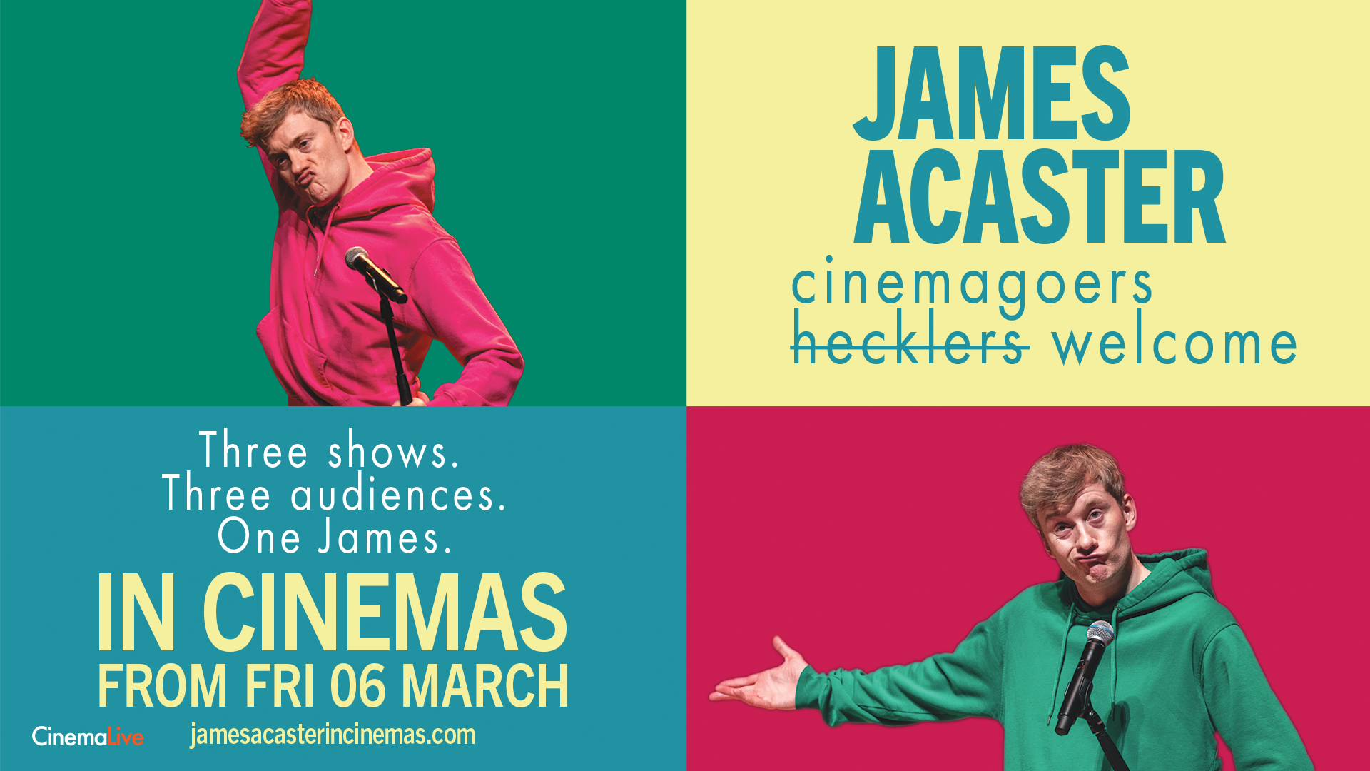 James Acaster: Cinemagoers Welcome