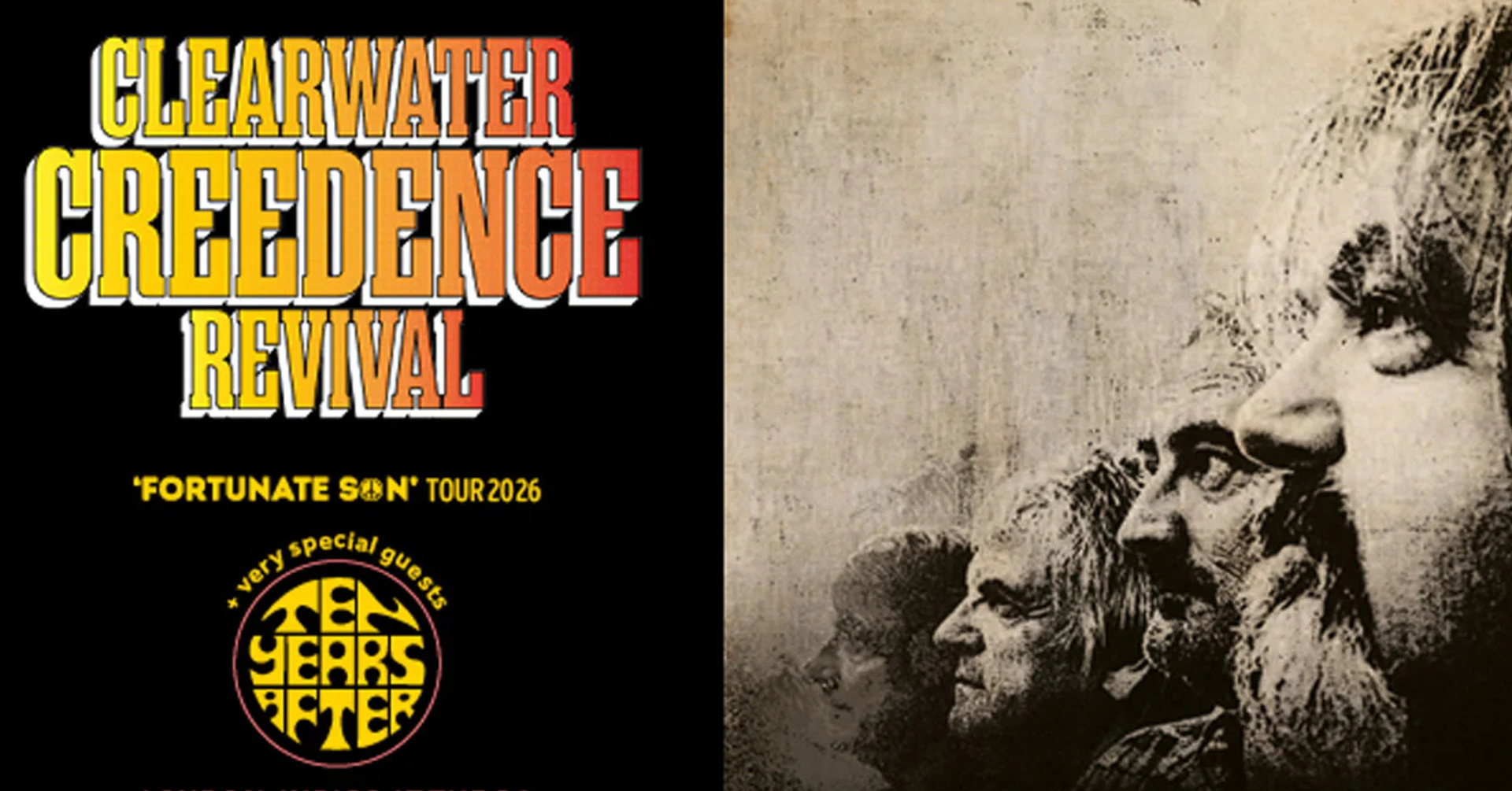 Clearwater Creedence Revival + Ten Years After