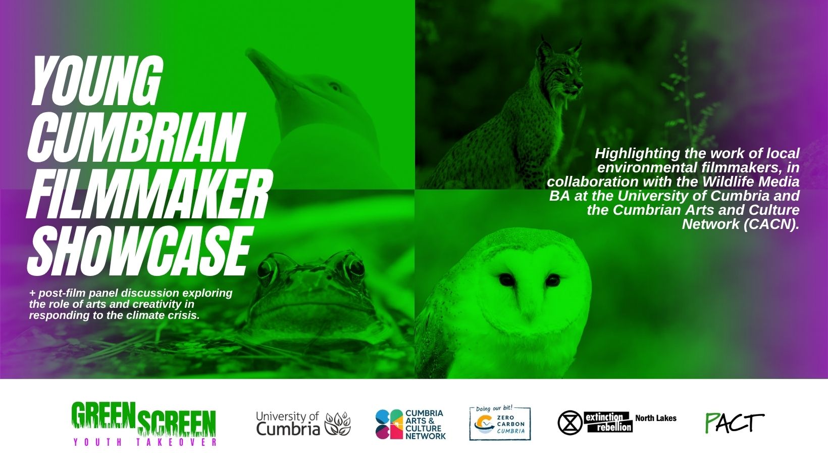 Young Cumbrian Filmmaker Showcase (Green Screen)