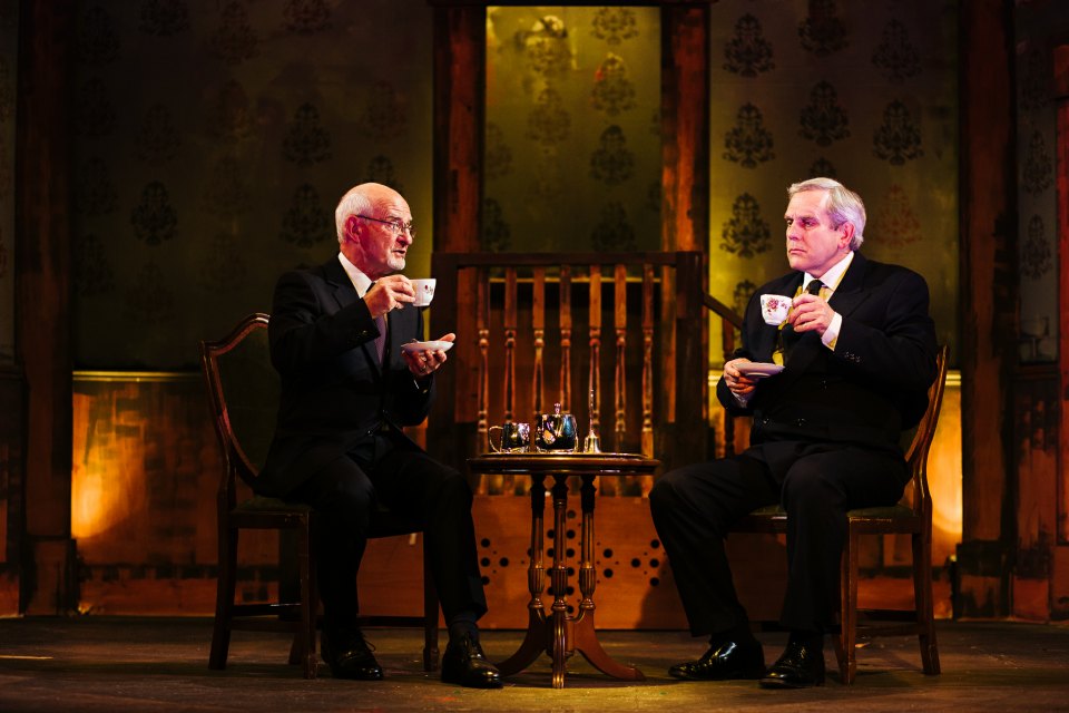 Roger Newman and Rob Suttle in King Charles III, 2018