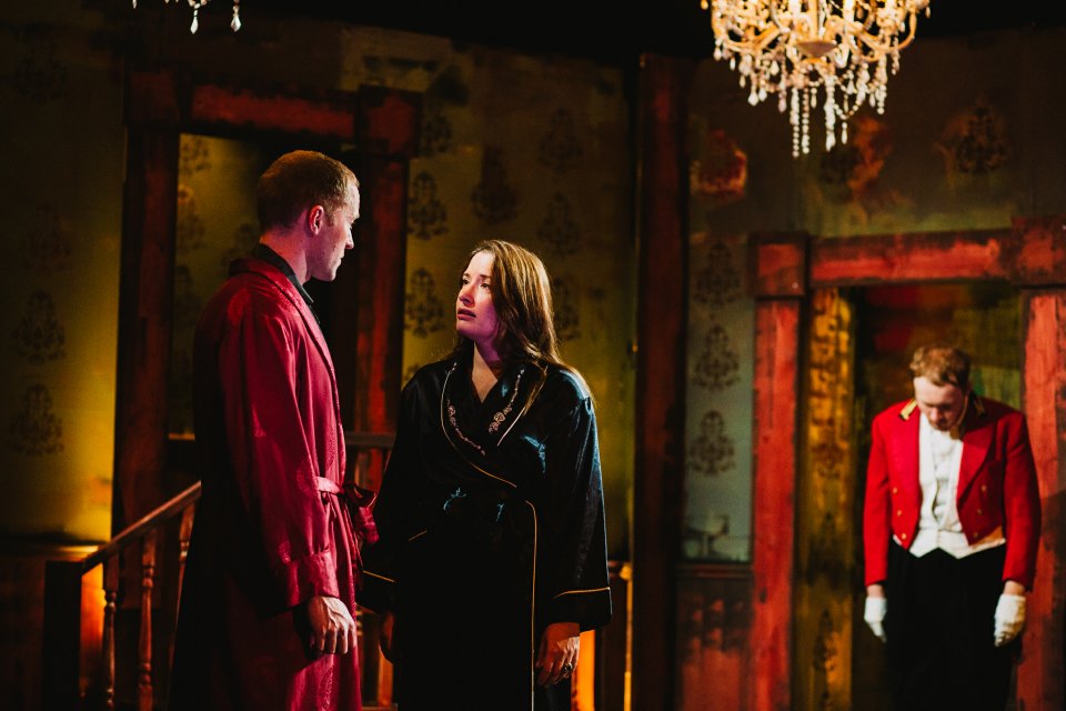 Mark, Lucy and Sean in King Charles III, 2018