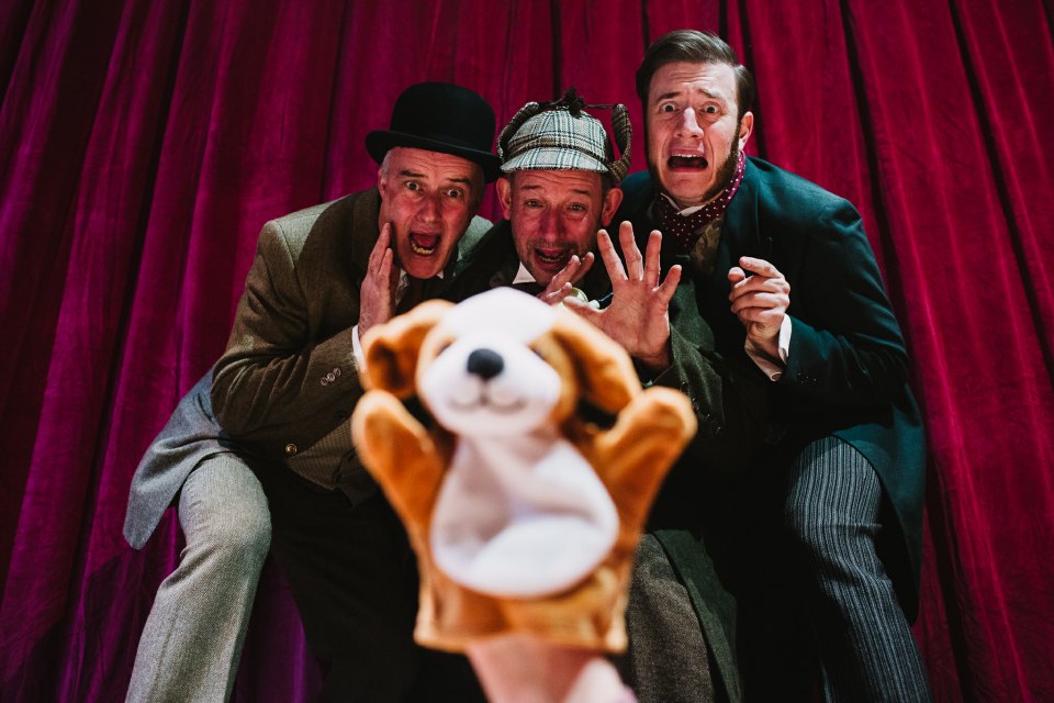 Richard, John and Jamie in The Hound of the Baskervilles, 2018