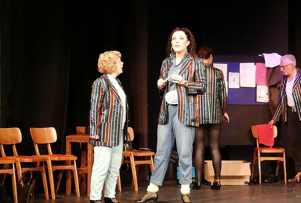 Anne, Joey, Amanda and Stephen in Stepping Out, 2019