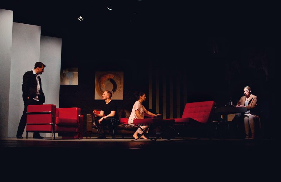 Matthew, Mark, Laura and Charlie in Consent, 2019