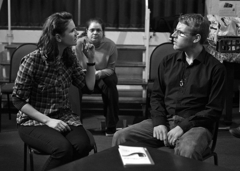Roxana, Dot (director) and Nick in This is a Chair, 2014