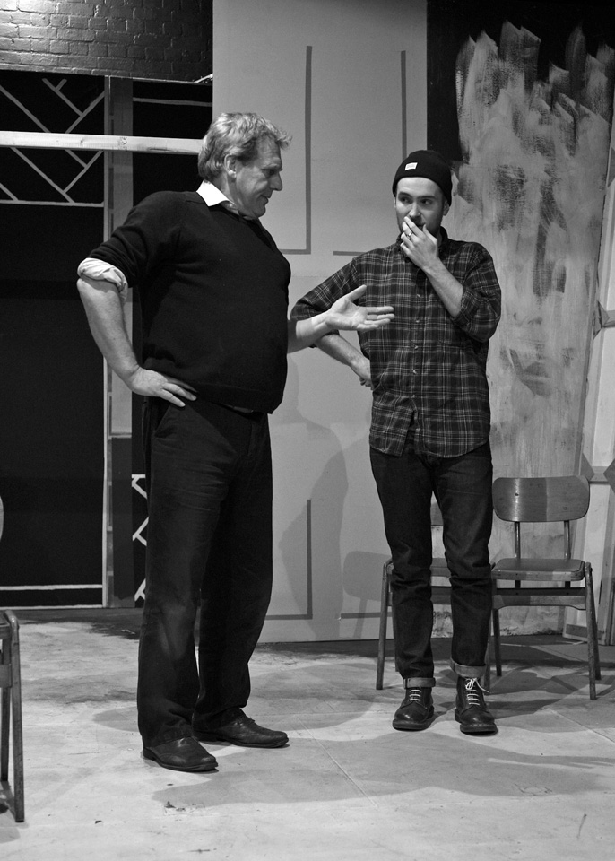 Robert Suttle and Edward P Crook in Deathtrap, 2014