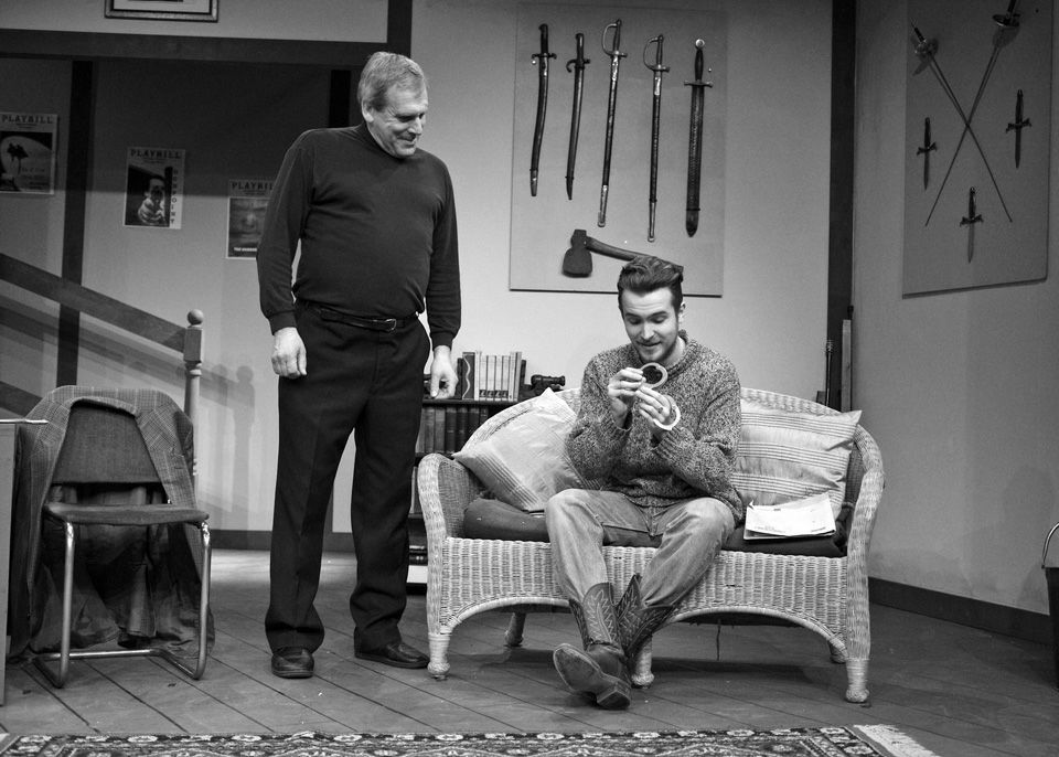 Robert Suttle and Edward P Crook in Deathtrap, 2014