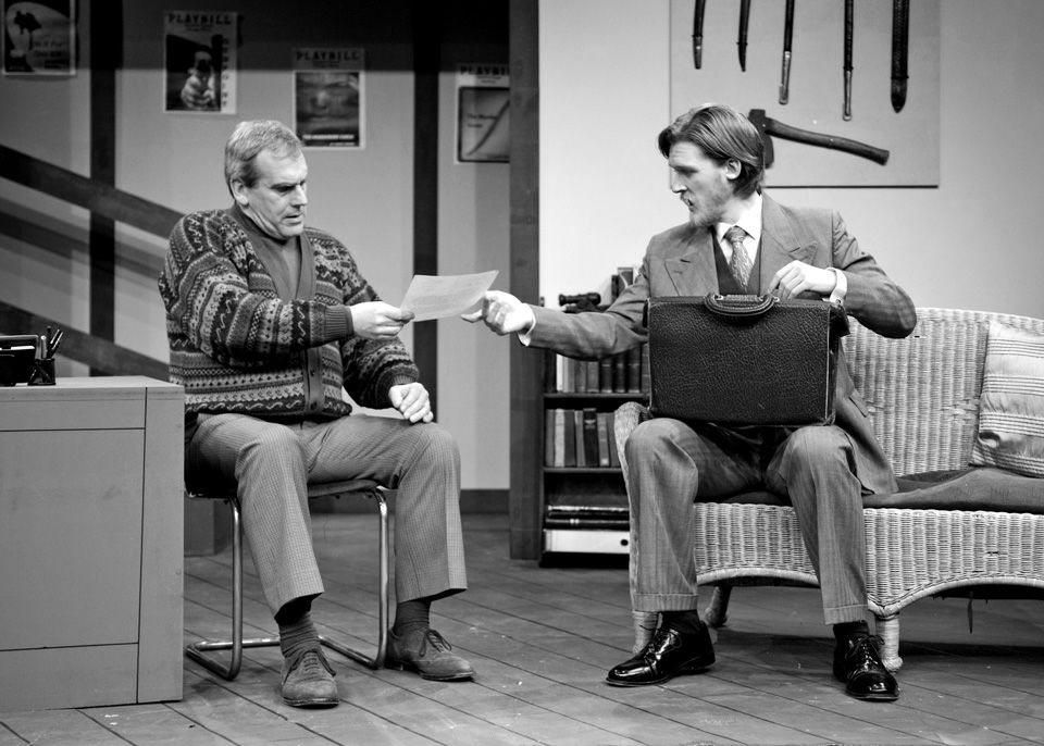 Robert Suttle and Steve Mitchell in Deathtrap, 2014