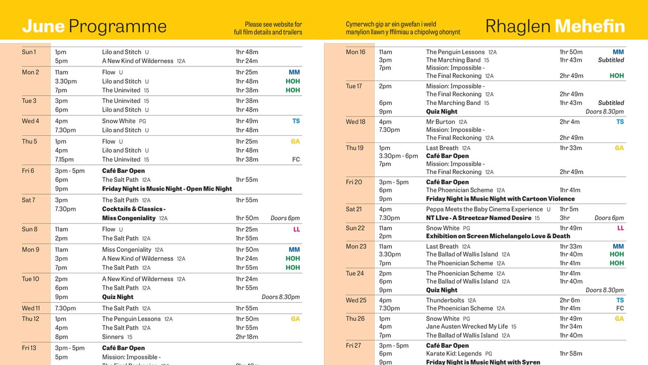 Monthly Brochure