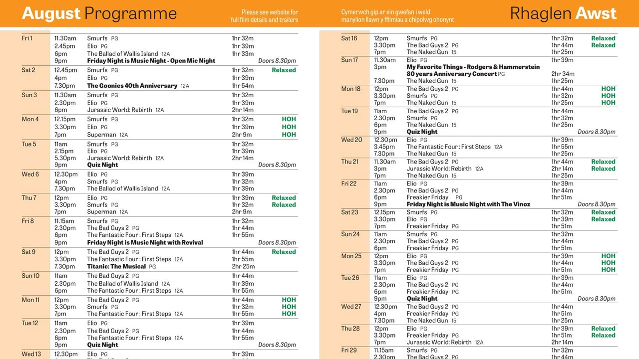 Monthly Brochure
