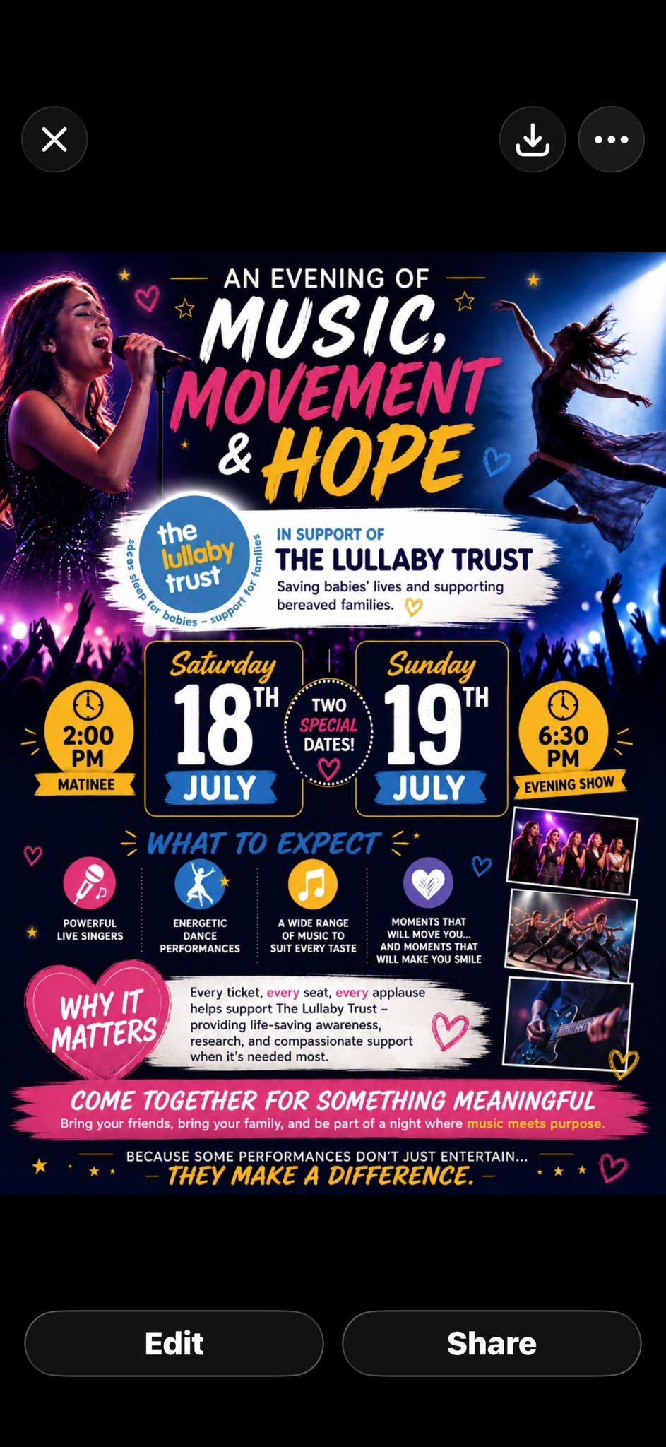 Music, Movement and Hope