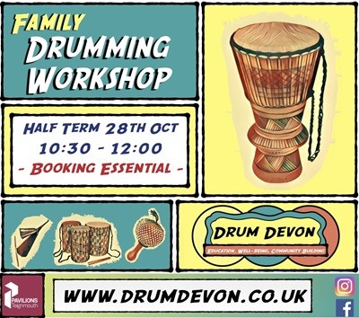 Drum Devon: Family Drumming Workshop Oct 2024