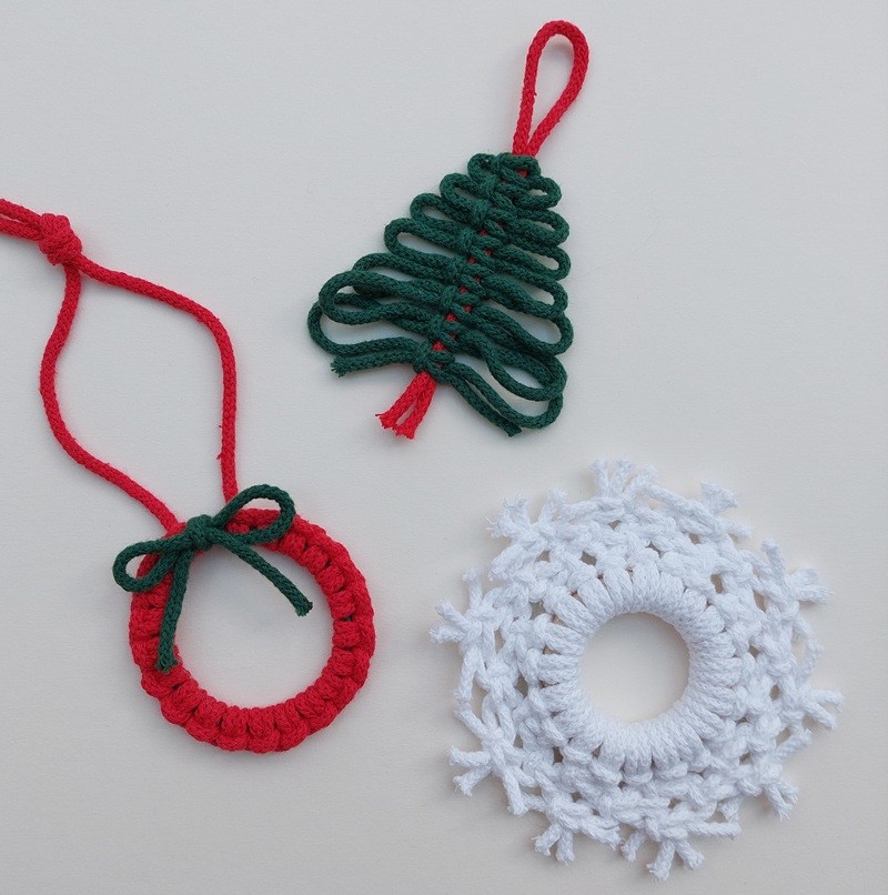 Macrame Christmas Decs