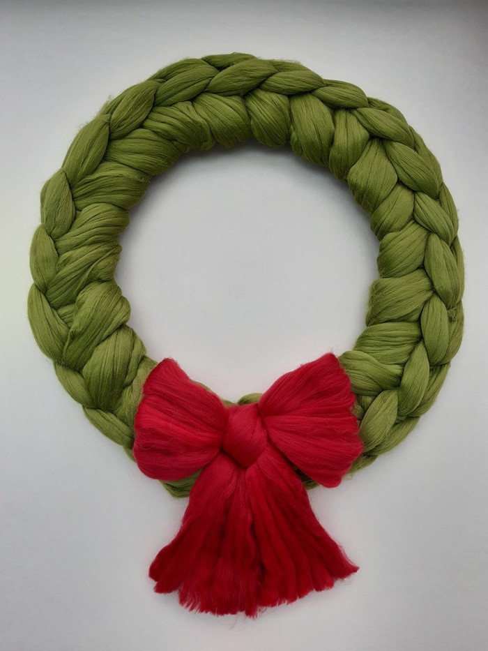 Arm Knitted Wreath