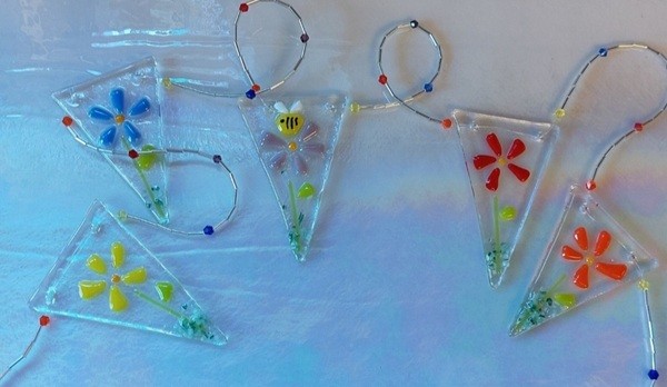 Fused Glass Bunting - Workshop