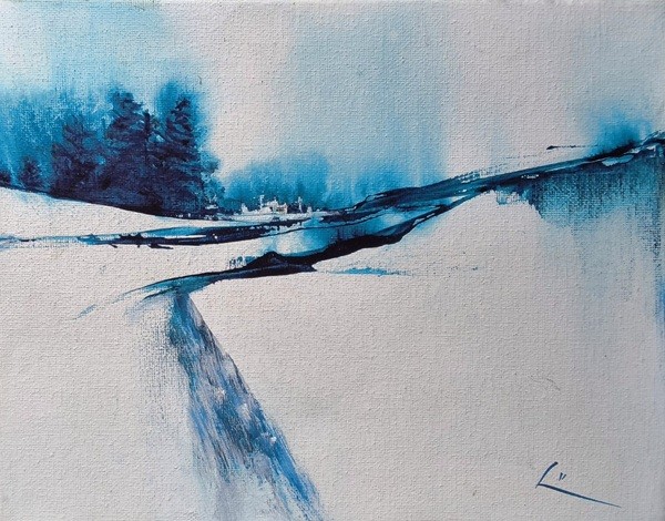 Adventures in Acrylic 'Winter Wonderlands'