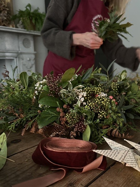 Christmas Wreath Workshop with The Devon Wreath Company