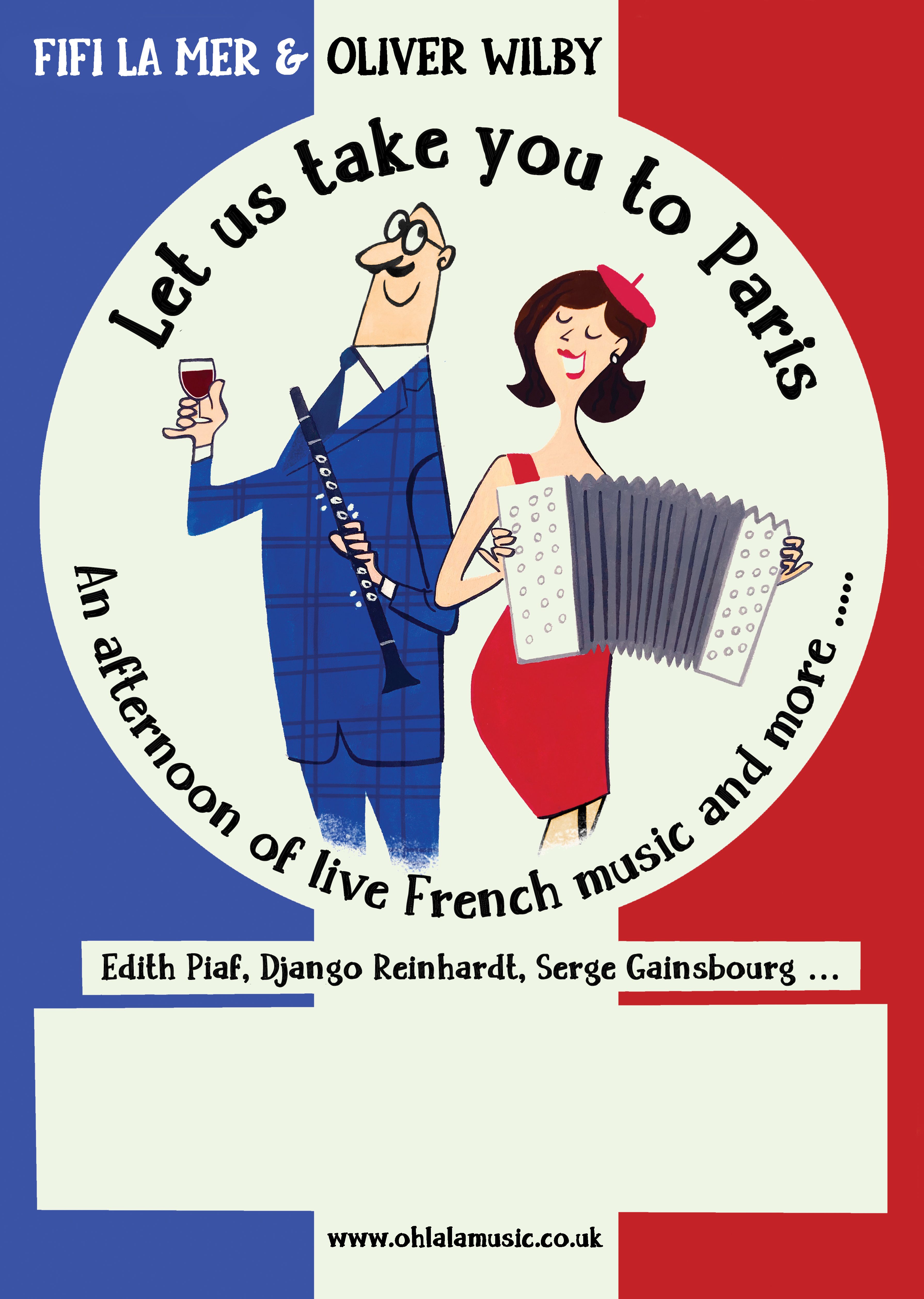 Let Us Take You To Paris live concert