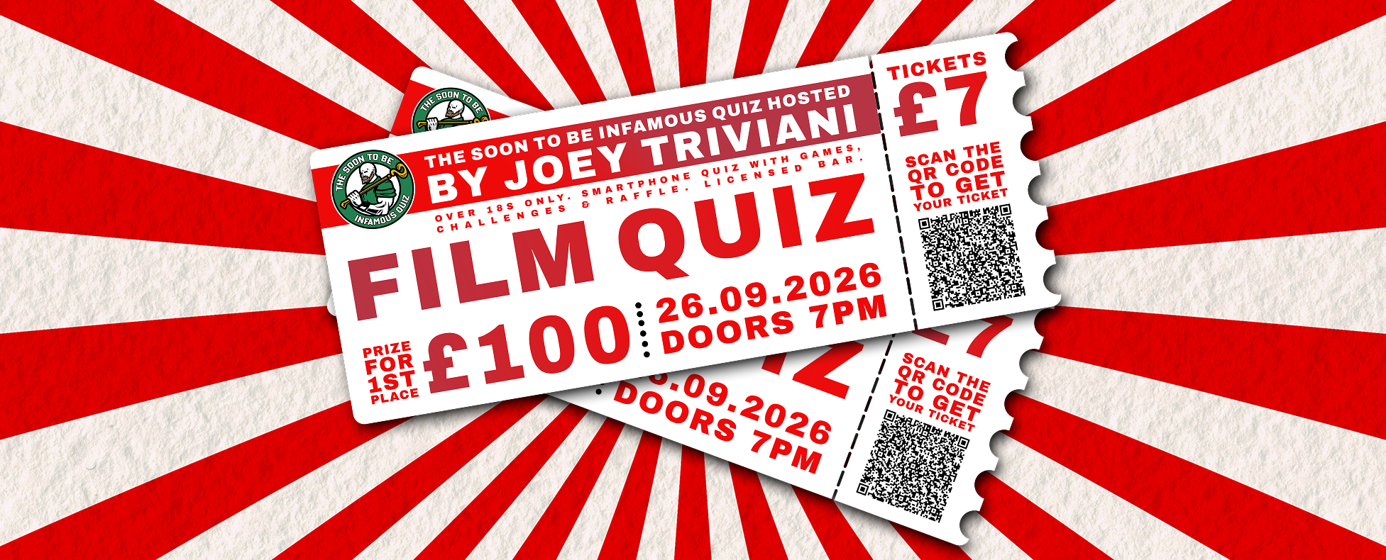 Film Quiz - The Soon To Be Infamous Quiz Night!