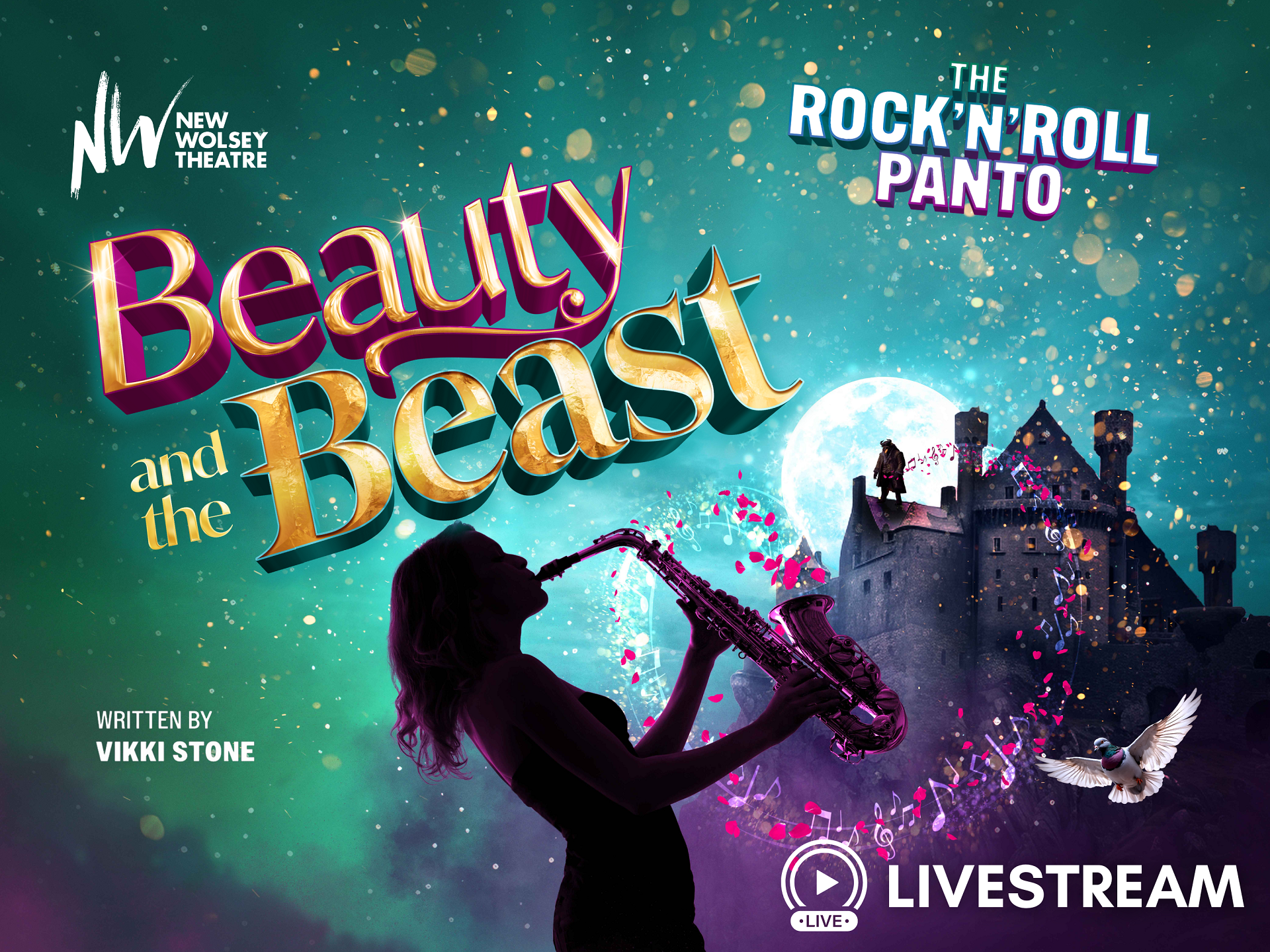 Beauty and The Beast Rock 'N' Roll Panto Live Stream 