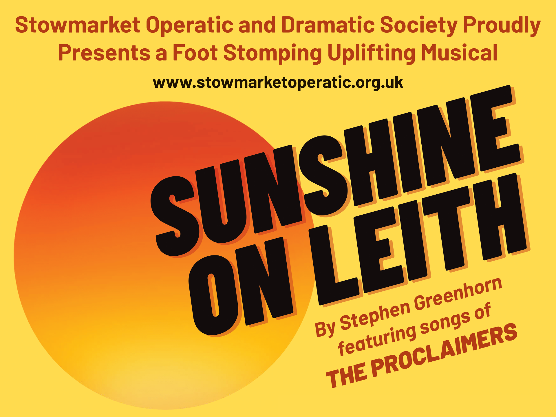 SODS Presents: Sunshine On Leith