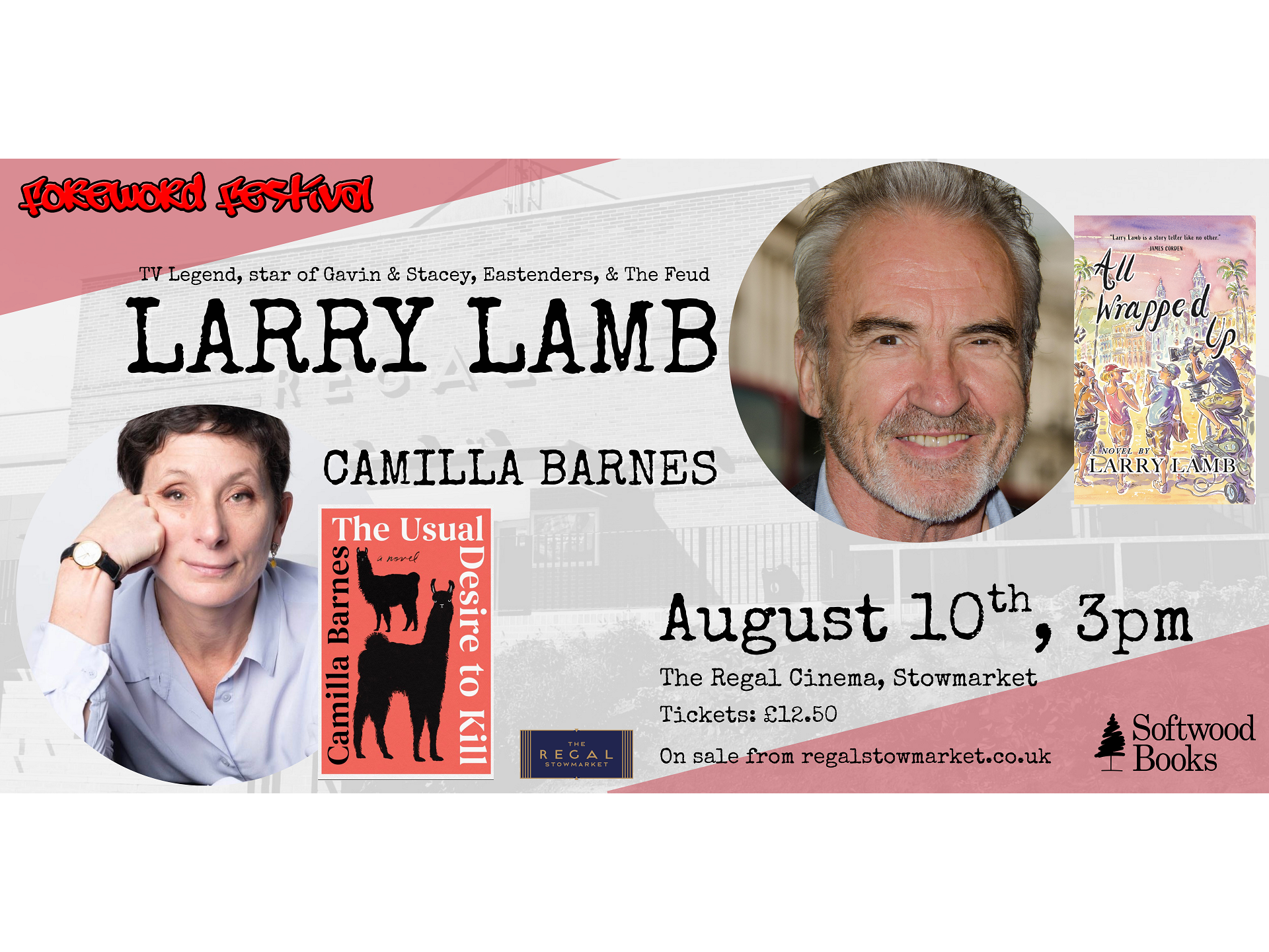 Larry Lamb in conversation with Camilla Barnes