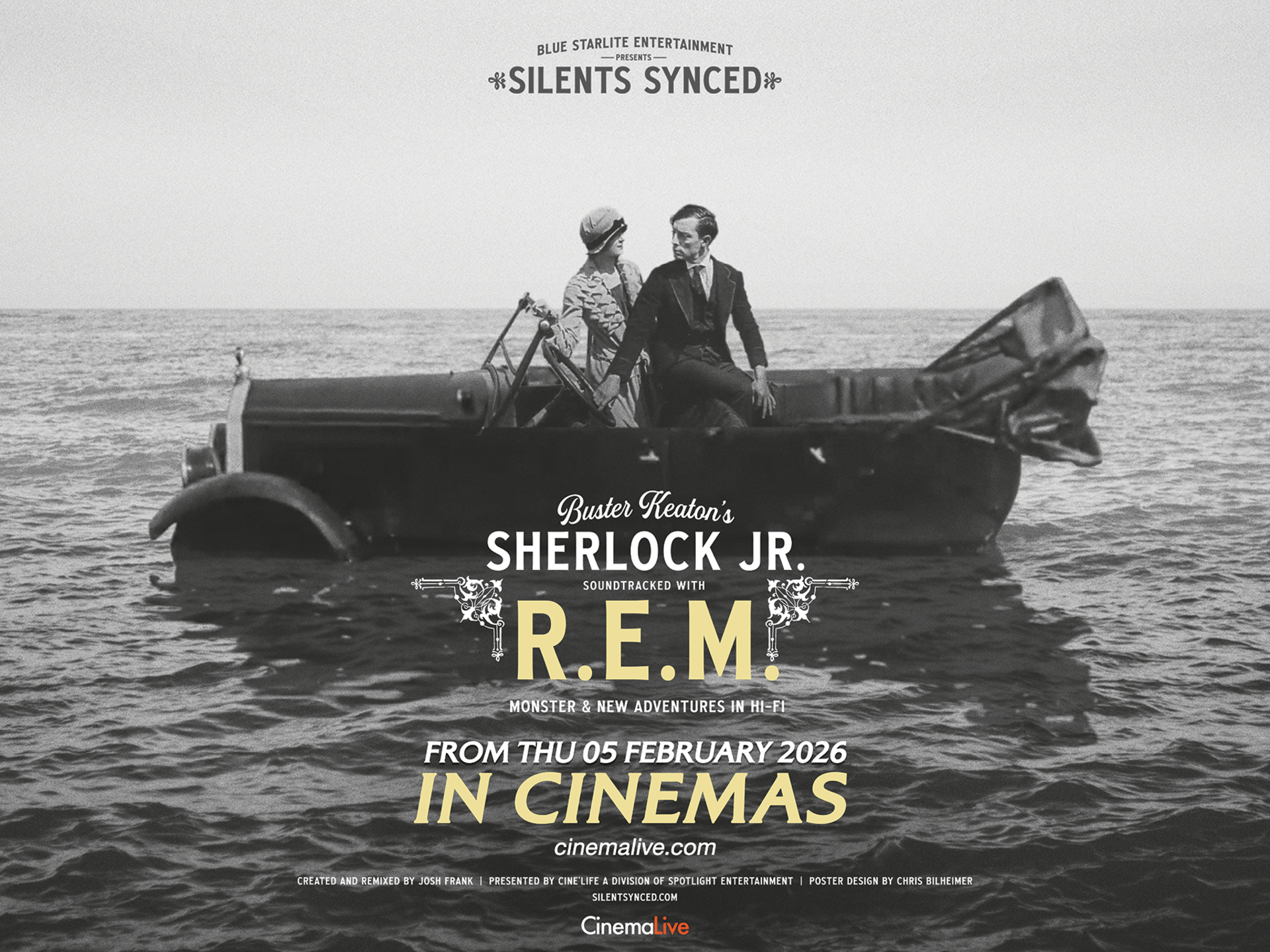 Silent Synched- R.E.M. X Buster Keaton's Sherlock Jr. 