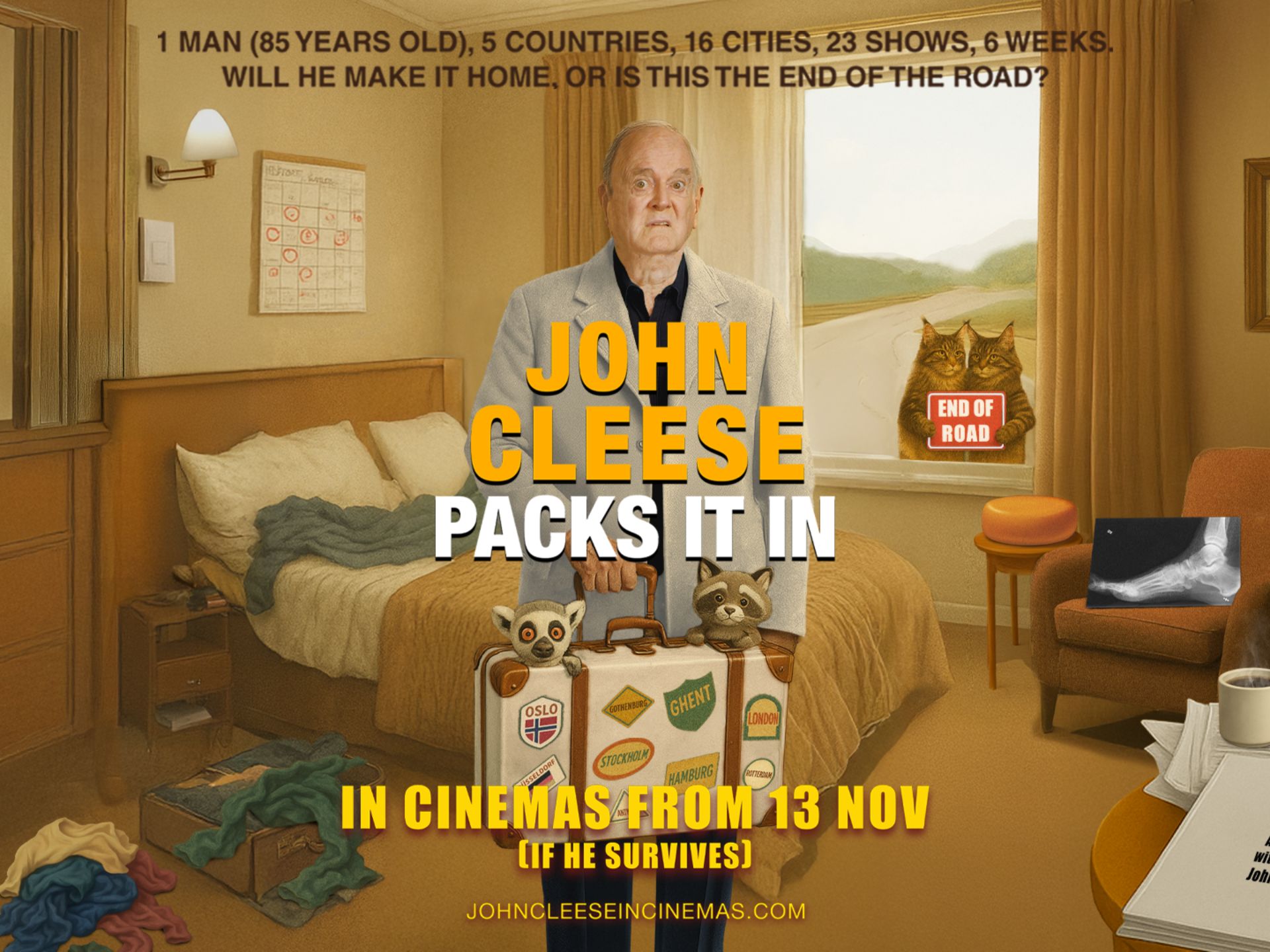 John Cleese Packs It In