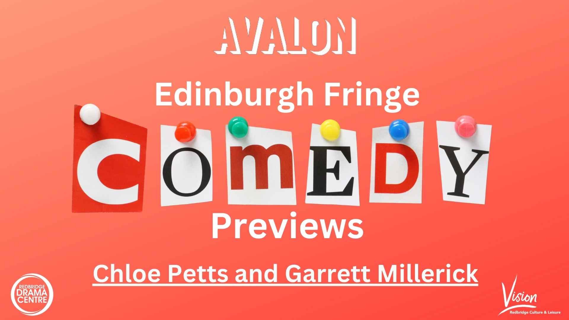 Edinburgh Fringe Comedy Preview - Chloe Petts and Garret Millerick