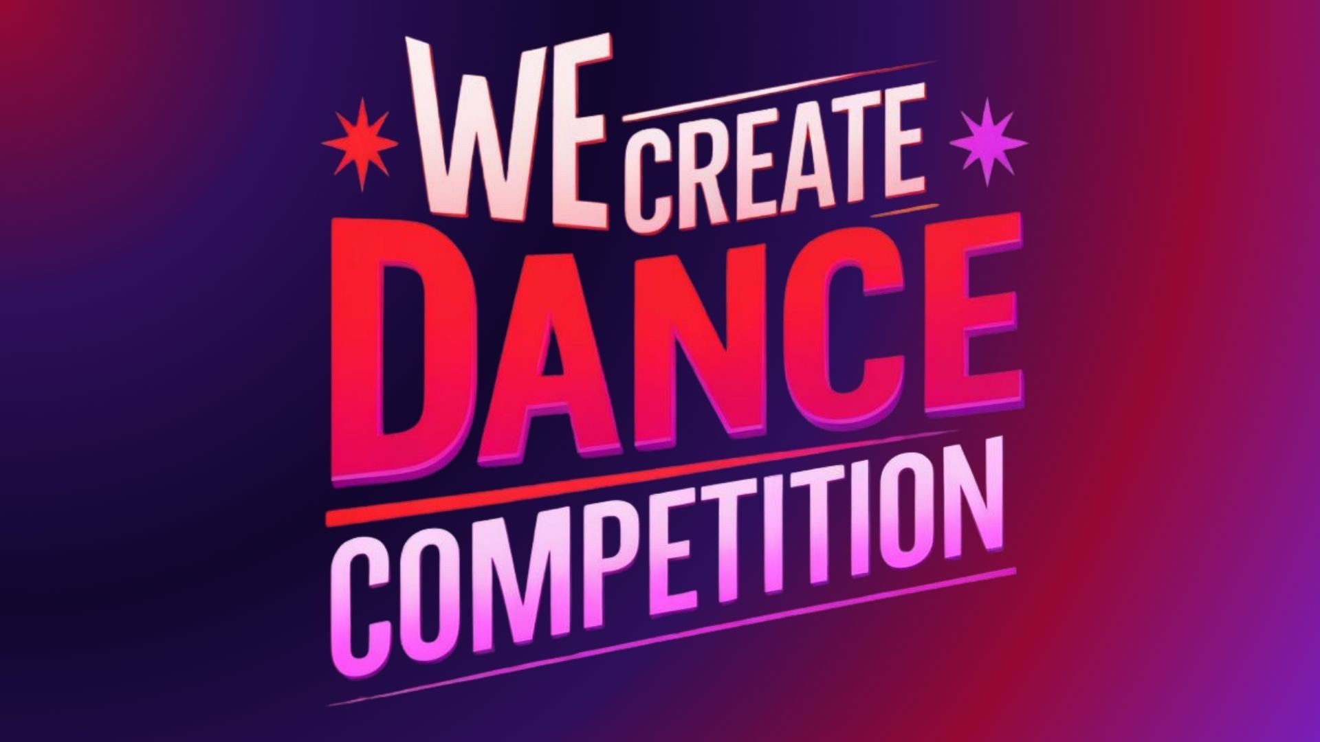 We Create Dance Competition 